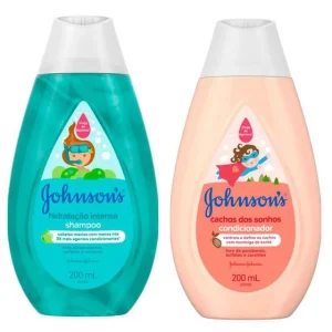 Kit Shampoo Johnson’s Baby Hidratação Intensa 200ml E Condicionador Johnson’s Cachos Dos Sonhos 200ml – JXJ