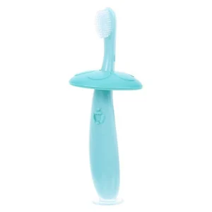 HSKMALL 13.5X5cm Blue Toothbrushes 1 Set Baby Toothbrush Portable Toddler Kids Oral Hygiene Toothbrush