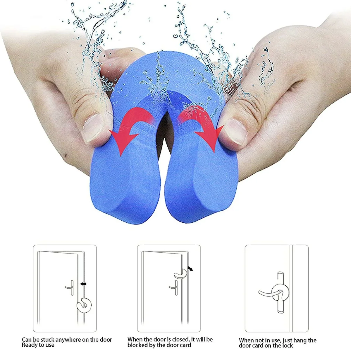 10 Pieces Door Stop Damper, Soft Eva Foam Door Finger Pinch Safety Guard, Baby Crday Gift - Image 4