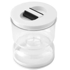 Unbrand Hourglass Jar Pickle Can Dry And Wet Separate Food Storage Kitchen Supplies Fermentation Kit Juice Separator Container