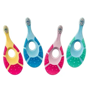 Wonderful 1 Baby Toothbrush, 0-2 Years, Soft Bristles, Bpa Free 4 Pack