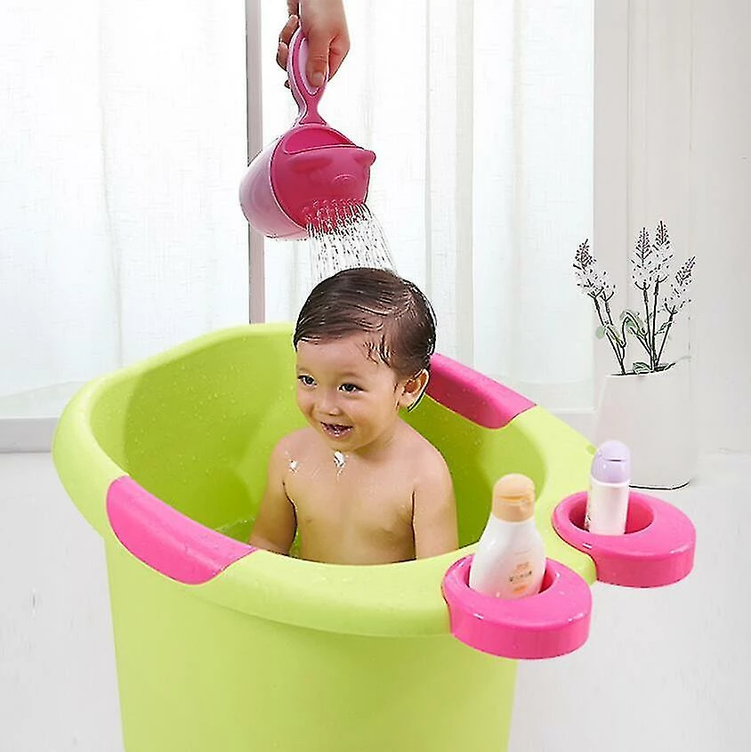 Aowear Cartoon Baby Bath Caps Baby Shampoo Cup Children Bathing Bailer Baby Shower Spoons Child Washing Hair Cup Kids Bath Tool - Image 4