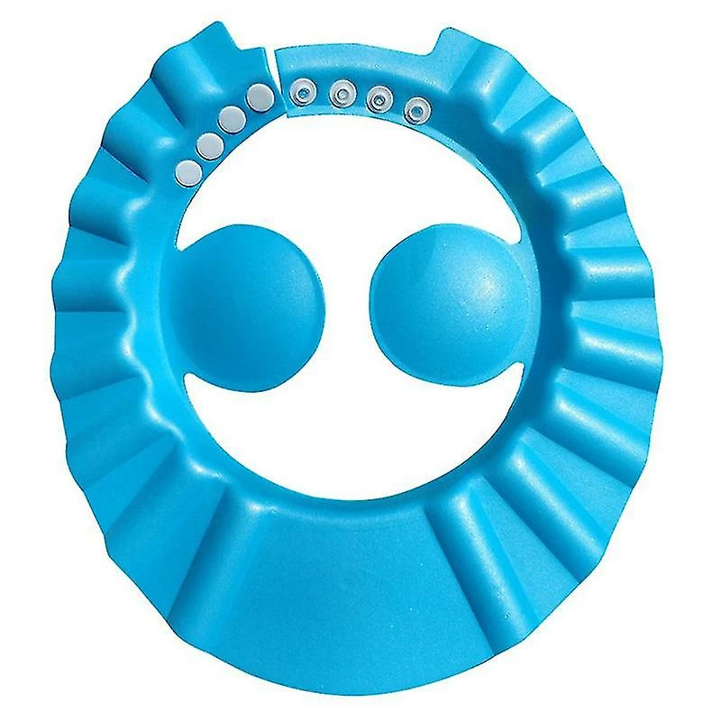 Unbranded (3pcs)baby Shower Shampoo Cap Ear Protection Safe Cap Adjustable Visor Hat Protect Eye Water-proof Hair Wash Shield For Infant Bath