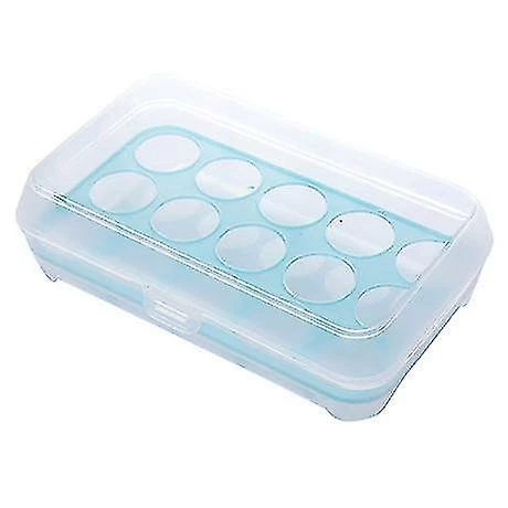 Unbranded 15 Grids Eggs Storage Box Refrigerator Fresh Food Container Case Portable Wild Picnic Egg Organizer Egg Box Holder - Image 2