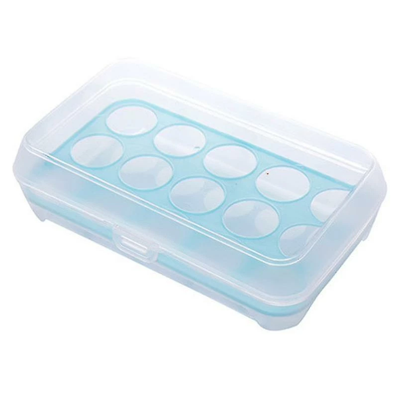 Unbranded 15 Grids Eggs Storage Box Refrigerator Fresh Food Container Case Portable Wild Picnic Egg Organizer Egg Box Holder - Image 3