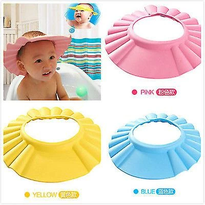 Duqi Mais Novo Brand New Baby Children Crianças Shampoo Seguro Banho Banho Chuveiro Cap Chapéu Wash Hair Shield Elástico Ajustável Shampoo Cap - Image 4