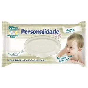 Lenço Umedecido Personalidade Baby 100 Unidades – PERSONALIDADES