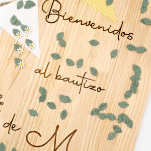 Placa de Boas-Vindas