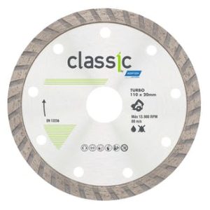 Disco Diamantado Turbo Classic 110mm X 20mm – Norton