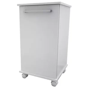 Armário Multiuso com 1 Porta e Rodízios Ms030br Branco – Movesinos
