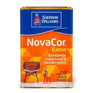 Tinta Acrílica Novacor Fosco Azul Indigo 18 Litros – Sherwin Williams