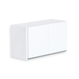 Armário Aereo de Cozinha 2 Portas 56,5cm Texturizado Branco – Rorato