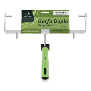 Suporte para Rolo de Pintura Tipo Garfo Duplo Profissional 910 – Condor