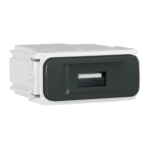 Modulo Tomada Cerregador Usb Compose Preto – Weg