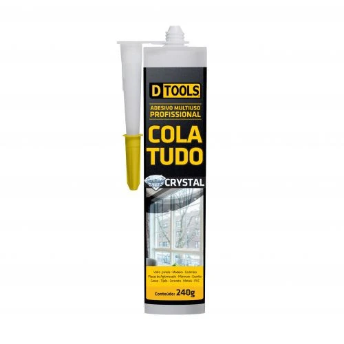 Adesivo Cola Tudo Crystal 240g – Dtoolss