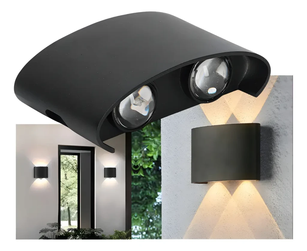 Arandela Wall Lyra 4 Fachos 4w 6500k Preta Bivolt – Cristallux - Image 3